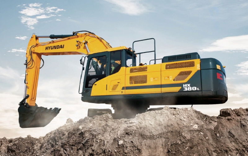 экскаваторы из серии Hyundai HX и HW